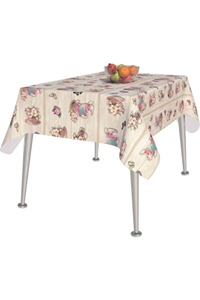 CLK Home Lined Erasable PVC Oilcloth Plastic Tablecloth