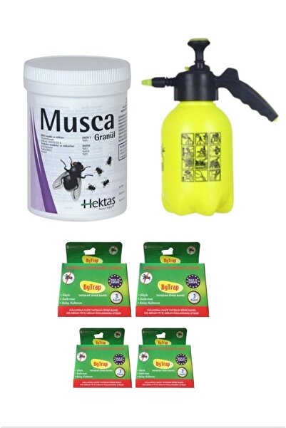 UCF TARIM Hektaş Musca 100GR/4 Sinek Yapışkanı/2Lt İlaçlama Pompası