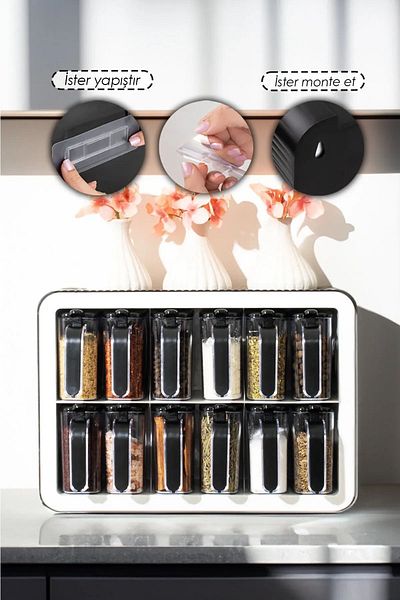 MAVİKÖY 12 Piece Spice Set
