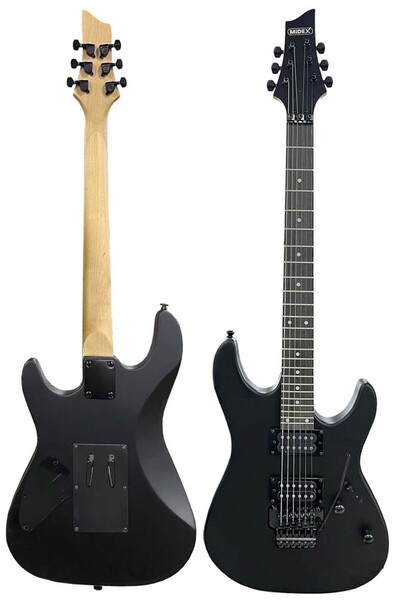 Midex Grx-300-50-amp Profesyonel Elektro Gitar Seti 50 Watt Gainli Şarjlı Bluetooth'lu Amfi Ve Full Set