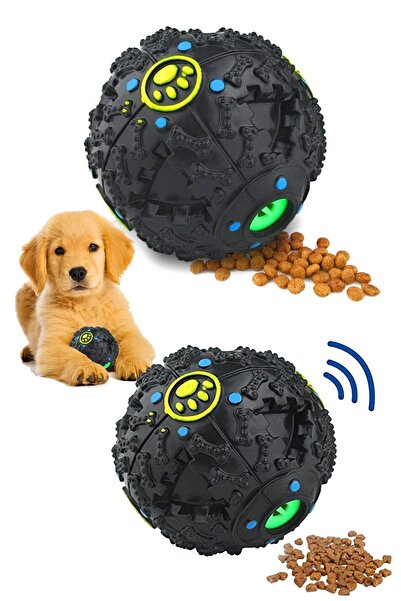 Genel Markalar Köpekler İçin Sesli Ödül Maması Oyun Topu Mama Topu Eğlenceli Köpek Oyuncak