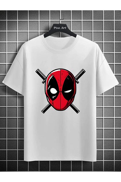 Pisa Art Unisex μπλουζάκι Deadpool Special Design
