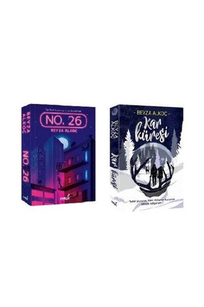 İndigo Kitap Beyza Alkoç No: 26 Ve Kar Küresi (KARTON KAPAK) 2 Kitap Set Indi...