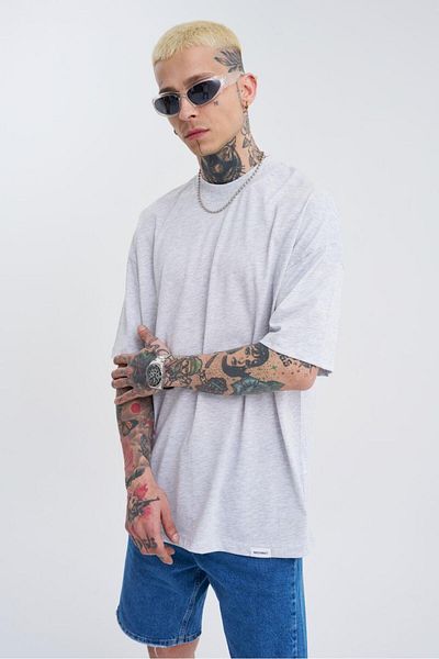 Machinist Ανδρικό μπλουζάκι Karmelange Oversize - Super Cotton Basic Model