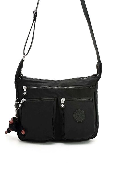 Lifonbag Αδιάβροχη γυναικεία τσάντα ώμου με πολύχρωμο ύφασμα αλεξίπτωτου μεγά...