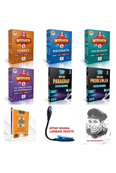 paraf yayınları 8 Sınıf İNTERAKTİF Serisi Etkinlikli Konu Anlatımı +  Paragra...