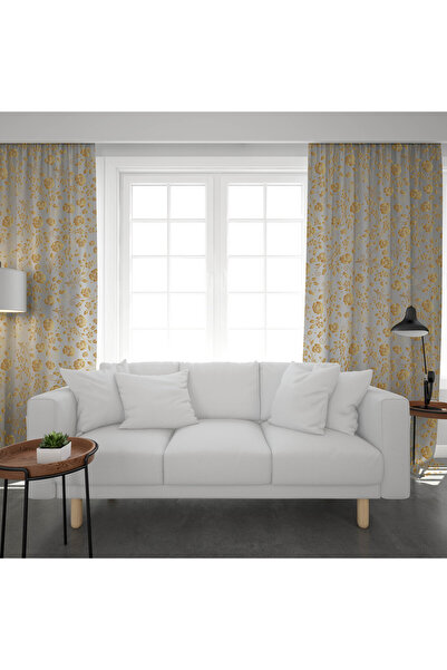 Şen Dekorasyon Золоті мотиви Салонна штора - 2 полотна