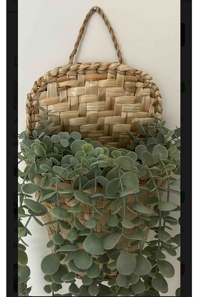 Aura design Στολίδι πόρτας Ψάθινο διακοσμητικό μοντέλο