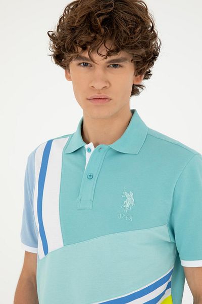 U.S. Polo Assn. Американско поло мъжка тъмносиня тениска - DMLS