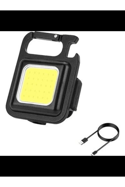 Genel Markalar Cob Rechargeable Keychain Light- 800 LÜMEN 30 COB LED MIKNATIS...