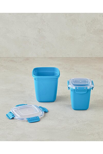 FarkasHome English Home Master Lock Plastic Storage Container