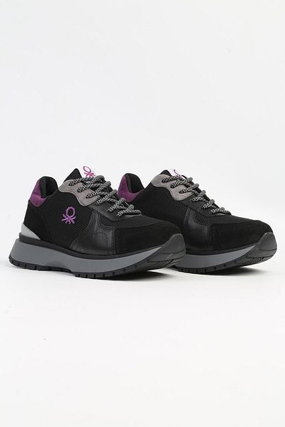 Benetton ®| BN-31021 - 3959 Black - Women's Sports Shoes