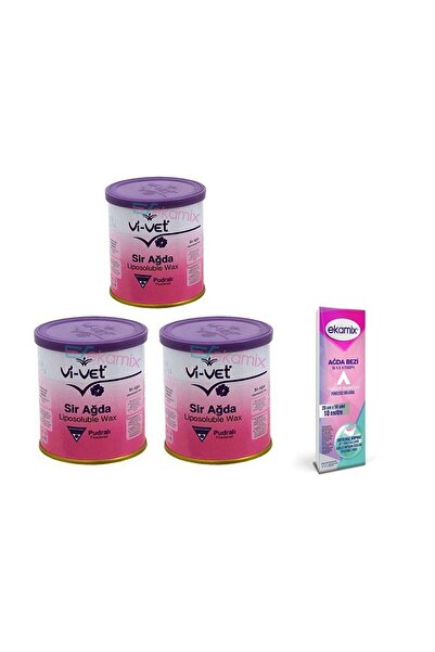 Vi-vet Vivet Pudralı Sir Ağda 3lü Ürün 240 ml