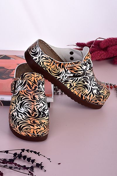 azizsahinshoes 3037 Μοντέλο Παντόφλες με ανατομικό γούνινο σχέδιο
