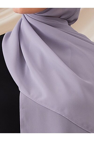 Femple Modest Σάλι σιφόν πολυτελείας γαλλικού γκρι χρώματος - Self Boned, Hijab 170x65cm