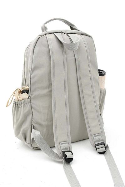 Lifonbag Γκρι Unisex Crinkle Laptop School and Backpack - Αδιάβροχο, Πολλαπλών Διαμερισμάτων, Μεγάλο Μέγεθος