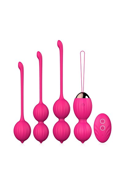 Carmine 4 Farklı Boyutta ve Ağırlıkta Wireless Kumandalı Kegel Egzersizi Topları