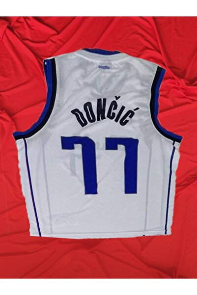 bergibo Doncıc Dallas Basketbol Forması Beyaz
