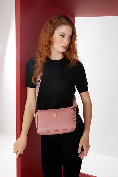 Pierre Cardin Floater Dusty Rose Women's Shoulder Bag 05PO22Y1539