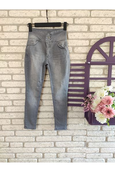 Simala 90 Cm High Waist Lycra Jean Trousers