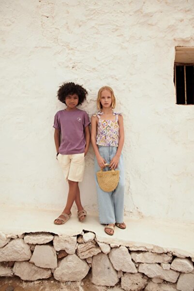 MANGO Kids Hasır çanta