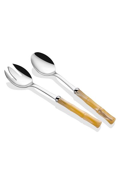 RİVADOSSİ SANDRO Bamboo Bone Salad Service Set