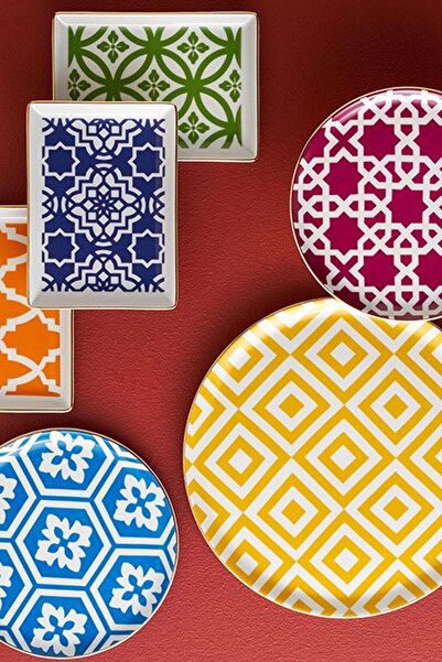 Porland Morocco 18 Parça 6 Kişilik Ikram Ve Kahvaltı Takımı