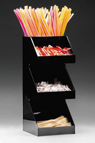 Zicco Zcp-814 3-Tier 20X20X48 cm Multi-Purpose Acrylic Display Stand
