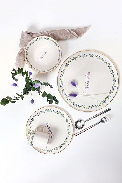 Porland Ruby Made Of Joy 16 Parça 4 Kişilik Yemek Takımı