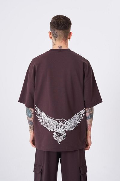 Machinist Ανδρικό μπλουζάκι Mahinist με στάμπα Eagle