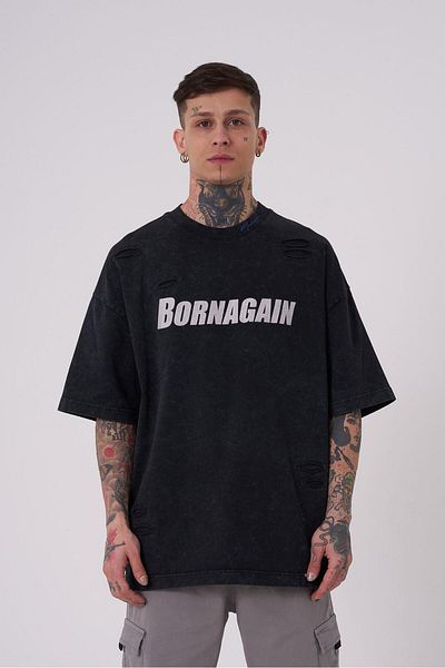 Machinist Ανδρικό μπλουζάκι Born Again Printed Washable Ghost