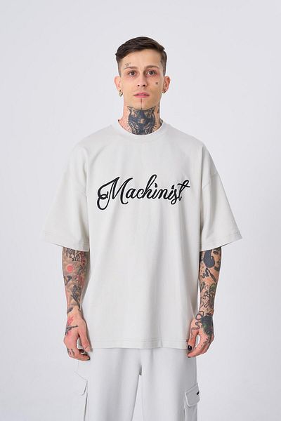 Machinist Tricou gri pentru bărbați cu imprimeu Eagle Mahinist