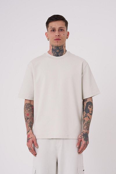 Machinist Ανδρικό μπλουζάκι No Name Basic Relaxed Grey
