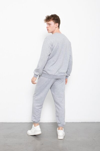 Machinist Κανονικό μπλουζάκι χωρίς σαρντόνια Γκρι μελανζ