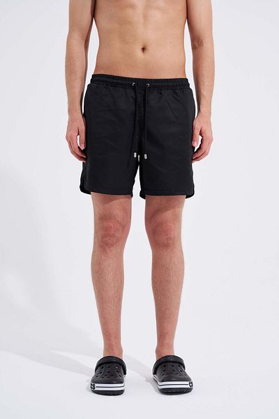 Machinist Basic Men's Black Swim Shorts