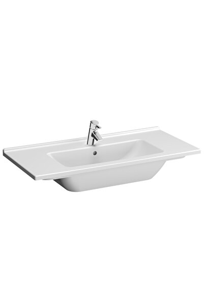 VitrA S50 5479b003-0001 Etajerli Lavabo, 100 Cm, Beyaz