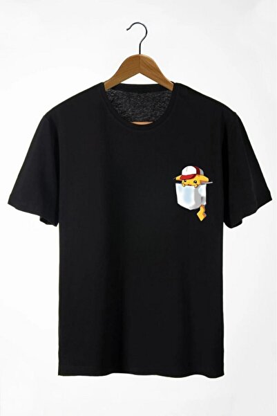 oneagılyazı تي شيرت بيكاتشو مطبوع للجنسين مقاس كبير