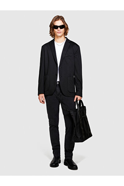 Sisley بنطال جينز بالتيمورا أسود للرجال