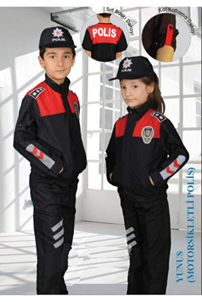 ugurbocegicocukdunyası Ladybug Children's Coat Police Set Dolphin Red