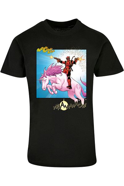 ABSOLUTE CULT Herren Deadpool - Unicorn Battle T-Shirt
