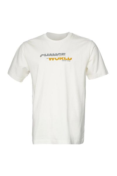 hummel Hmldıvide T-shirt Ss Ανδρικό T-shirt911794-9003 Off White