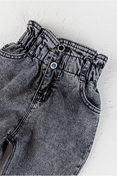 Babymod Yüksek Bel Kız Çocuk Kot Pantolon Çocuk Jean