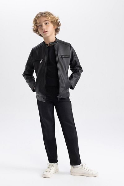 DeFacto Boy - Water Repellent Half Turtleneck Jacket B1829a824sp