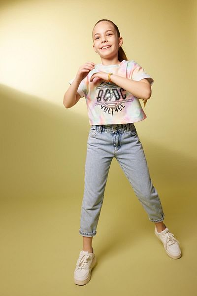 DeFacto Dívčí kalhoty Slouchy Jeans Z2944a623sm