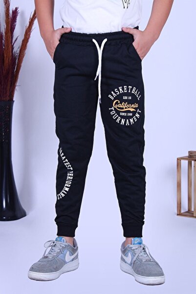 YA KO KİDS Ya-ko Kids Text Printed Boys' Sweatpants