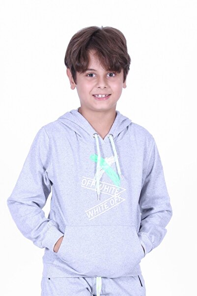 YA KO KİDS Ya-ko Kids X Štampano Kengur džep dukserica sa kapuljačom