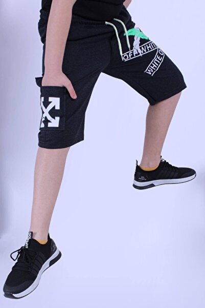 YA KO KİDS Αγόρι Κάπρι με στάμπα Cargo Pocket