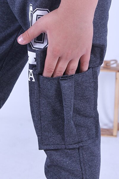 YA KO KİDS Φούτερ 96 Printed Cargo Pocket