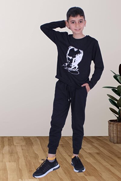 YA KO KİDS Set de top-top cu mânecă scurtă pentru copii, cu imprimeu Atatürk Signature, unisex