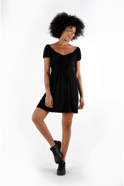 ALEXANDERGARDI Lace-up and Gathered Mini Dress - B24-00110